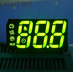 สีเขียว 3 หลัก 0.67 &amp;quot;จอแสดงผล LED แบบกำหนดเอง 7 ส่วนสำหรับระบายความร้อน