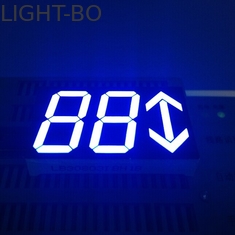 Ultra Bright Blue 0.80 นิ้ว arrow จอแสดงผล LED 3 หลักสำหรับตั้ง - ช่องด้านบน