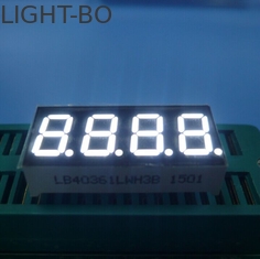 จอแสดงผล LED สีขาวพิเศษ 0.36 &quot;Common Cathode 4 หลัก 7 ส่วนสำหรับตัวบ่งชี้ความชื้น