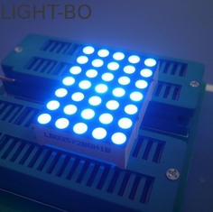 ดิจิตอลโซนเวลา 5x7 ดอทเมทริกซ์จอแสดงผล LED สีฟ้าพิเศษ 1.25 นิ้วยาว 3 มม