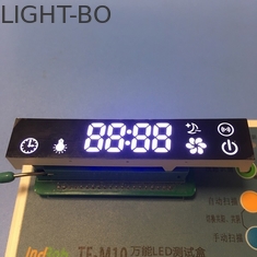 โมดูลแสดงผล LED สีขาวพิเศษที่กำหนดเองมีเสถียรภาพในการทำงานสำหรับแผงควบคุมฮูดครัว