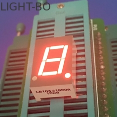 เครื่องวัดพลังงานจอแสดงผล LED 7 ส่วนเดียวหลักเดียว Super Red 0.43 นิ้วขั้วบวกทั่วไป
