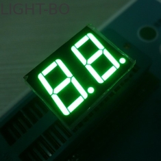 แรงดันไฟฟ้าต่ำ 2 หลัก 7 ส่วนจอแสดงผล LED สีต่างๆวัสดุป้องกันสิ่งแวดล้อม
