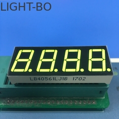 จอแสดงผล LED สี่หลัก 7 ส่วนแสดงผลขนาดเล็กไดร์ฟปัจจุบันประสิทธิภาพสูงประกอบง่าย