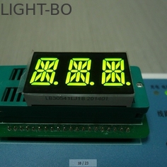จอแสดงผล LED Super Amber Triple Digit 14 ส่วนสีเต็ม 0.56 นิ้วสำหรับตัวบ่งชี้ดิจิตอล