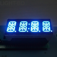7 ส่วน 4 หลักตัวเลขและตัวอักษรจอแสดงผล LED ความสว่างสูงสำหรับแผงหน้าปัด