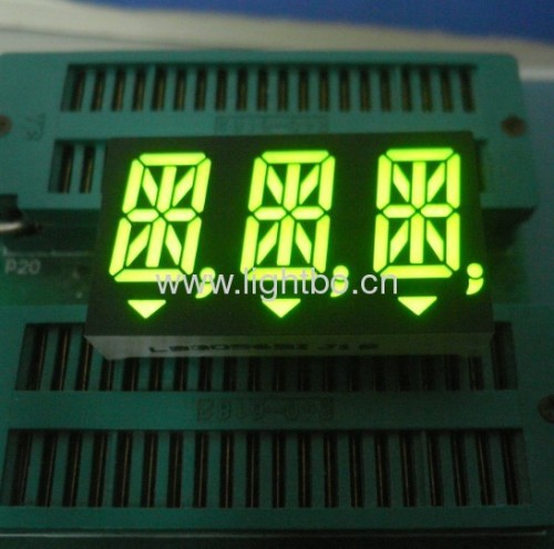 หน้าจอแสดงผล LED ตัวเลขและตัวเลข 14.2 มม. (0.56) 14 หลัก