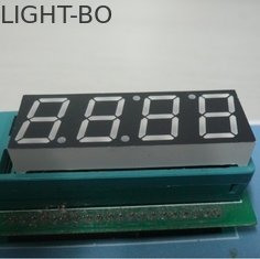 จอแสดงผล LED เจ็ดส่วนสี่หลัก 100 - 120mcd สำหรับการแสดงนาฬิกา LED ไมโครเวฟ