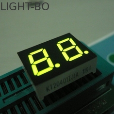 จอแสดงผล LED สีเขียวขนาดเล็กสอง 7 ส่วนกำหนดเองสำหรับแผงหน้าปัด 0.4 นิ้ว