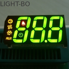 ความสว่างสูงหลายสีจอแสดงผล LED สามส่วน 7 ส่วนสำหรับตัวแสดงสถานะตู้เย็น