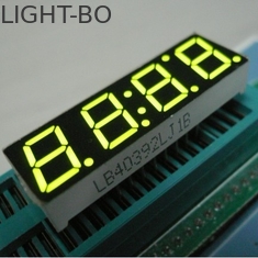 จอแสดงผล LED สีแดงสีเหลือง 4 ส่วน 7 ส่วนสำหรับนาฬิกาตั้งเวลา 500 มม