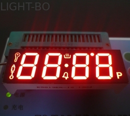 จอแสดงผล LED แบบกำหนดเอง 4 หลัก 7 ส่วนสำหรับเตาอบจับเวลา Cotrol สีสีแดงสีเขียวสีน้ำเงินสีขาว