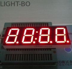 จอแสดงผล LED ความสว่างสูง 4 หลักเจ็ดเซกเมนต์แคโทดทั่วไป 0.80 นิ้ว