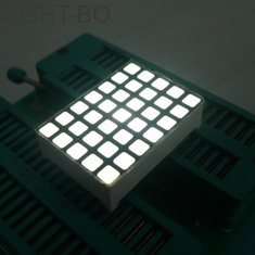White 5x7 Dot Matrix จอแสดงผล LED ประสิทธิภาพสูงจอแสดงผล LED ที่ตั้งโปรแกรมได้