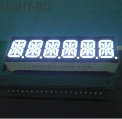 จอแสดงผล LED 6 หลัก 14 แชนแนลขนาด 80-100mcd / Dice ความเข้มส่องสว่างติดตั้งได้ง่าย