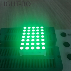 แอ็กโตรเจนคอลัมน์แถวแคโทด 5 x 7 จอแสดงผลแบบ LED Dot Matrix 3 มม. สำหรับบอร์ด Mesage