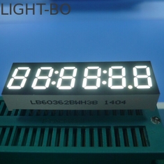 จอแสดงผล LED 6 หลัก 7 แชนแนล, นาฬิกาดิจิตอล LED สีขาวสว่างจ้า 0.36 นิ้ว