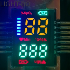 ขายร้อนอัลตร้าบาง 2.8 มิลลิเมตรที่กำหนดเองเท่านั้นสีแดง SMD จอแสดงผล LED สำหรับชีพจร Oximeter นิ้ว