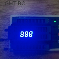 0.25 นิ้ว 465nm 7 Segment Led Display 80mW Ultra Blue