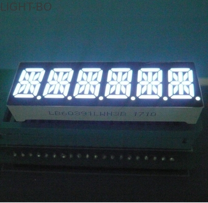 ราคาดี จอแสดงผล LED 6 หลัก 14 แชนแนลขนาด 80-100mcd / Dice ความเข้มส่องสว่างติดตั้งได้ง่าย ออนไลน์