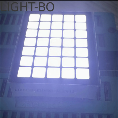 ราคาดี 5x7 สีขาว ดอท แมทริกซ์ LED จอแสดงผลด้วยกว้าง 3 มม ออนไลน์