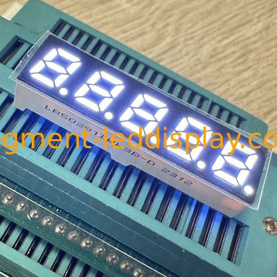 ราคาดี 5 หลัก 7 มิลลิเมตร 7 เซ็กเมนต์ LED Display Common Anode Ultra Bright White สําหรับเครื่องแปลงความถี่ ออนไลน์