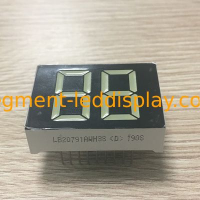 ราคาดี Ultra Bright Red Common Anode 20mm ขาว 2 ตัว 7 ภาค LED Display ออนไลน์