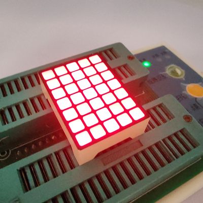 ราคาดี 5*7 สี่เหลี่ยม DOT Matrix LED Display สีแดงสดใสสําหรับตัวชี้ระดับชั้นลิฟท์ ออนไลน์