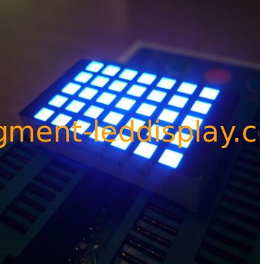 ราคาดี จอแสดงผล LED แบบเมทริกซ์ดอทขนาด 3 มม. สีน้ำเงินสดใสพิเศษ 5*7 แบบสี่เหลี่ยม สำหรับแสดงผลชั้นลิฟต์ แถวแคโทด คอลัมน์แอโนด ออนไลน์