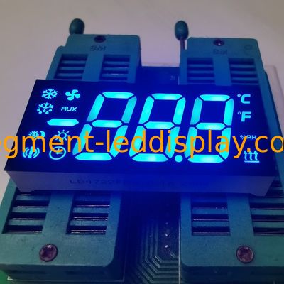 ราคาดี Ultra Bright Blue Triple Digit 7 Segment LED Display คาโทดทั่วไปสําหรับเครื่องควบคุมตู้เย็น ออนไลน์