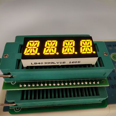 ราคาดี 4 Digit 16 Segment Yellow Alphanumeric LED Display for Instrument Panel ออนไลน์