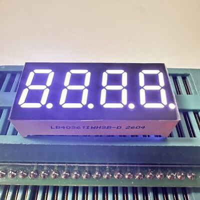 ราคาดี 4 Digit 9.2mm Ultra Bright White Common Anode 7 Segment LED Display for Process Control ออนไลน์
