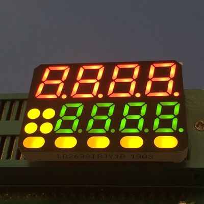 ราคาดี ตัวบ่งชี้อุณหภูมิ 8 หลัก 7 ส่วน LED แสดงผลการออกแบบที่กำหนดเองหลายสี ออนไลน์