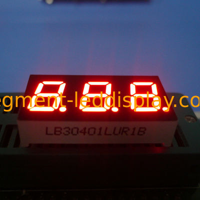 ราคาดี 0.4 นิ้ว สีแดงสว่างสุด 7 ช่อง LED Display สามหลัก Anode ออนไลน์