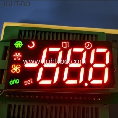 ราคาดี โมดูลจอ LED 7 หมวดหลายสีสามหลักที่กําหนดเอง สําหรับแผ่นควบคุมตู้เย็น ออนไลน์
