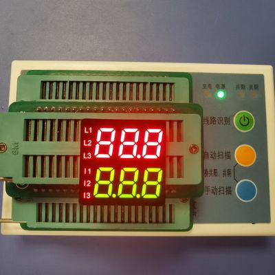 ราคาดี แถวคู่ 8.6 มม. ความสูง 7 ส่วนจอแสดงผล LED สองสี 3 หลัก ออนไลน์