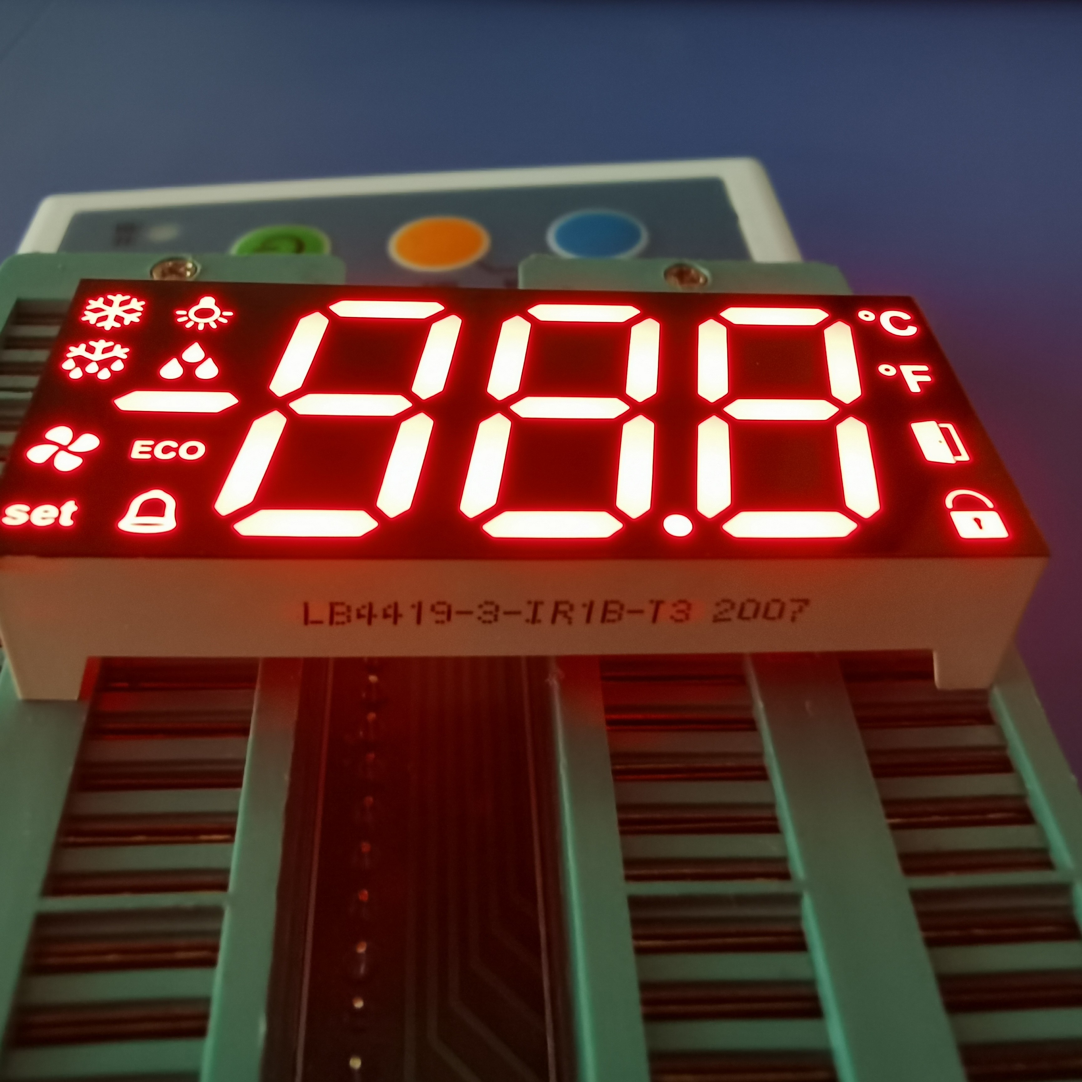 7-Segment LED Display Close-Up