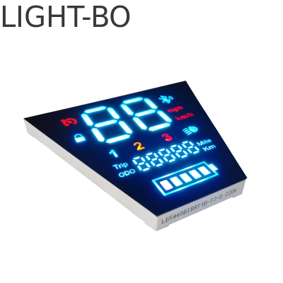 120mcd LED Seven Segment Display 80mW Tri สำหรับรถจักรยานยนต์ไฟฟ้า