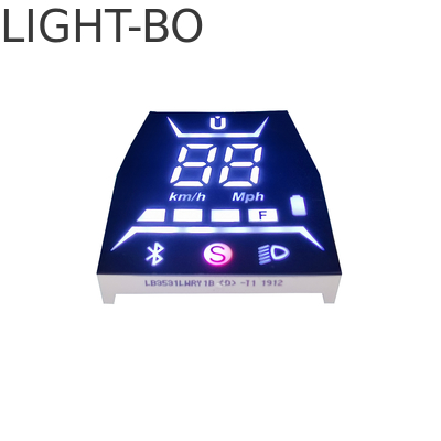 2 Digit 7 Segment Led Display 70mcd แคโทดทั่วไปสำหรับสกู๊ตเตอร์สมดุล