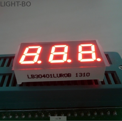 ราคาดี จอแสดงผล LED แบบตัวเลขสามหลัก 7 หลักสำหรับตัวชี้วัดที่แผงหน้าปัด 0.40 นิ้ว ออนไลน์