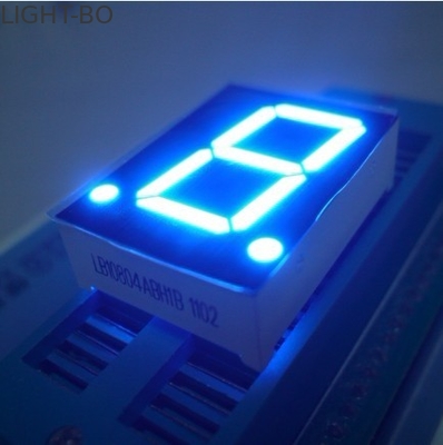 ราคาดี ความสว่างสูงสีน้ำเงิน 7 Segment Led Single Digit 0.8 นิ้ว OEM / ODM ออนไลน์