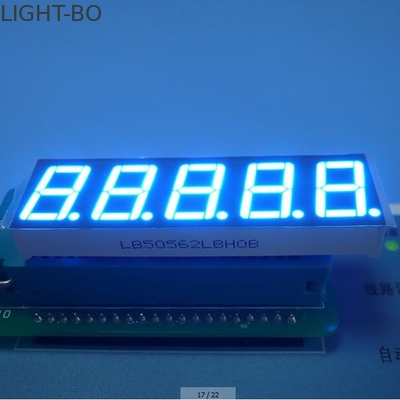 ราคาดี Ultra Blue 5 Digit 7 Segment Display Eco Friendly กำหนดเองได้ 100 mcd 0.56 " ออนไลน์