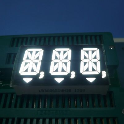 ราคาดี จอแสดงผล LED แบบ 14 ส่วน สีขาว เลขสามหลัก ความสูงตัวอักษร 14.2 มม. แบบ Common Anode/Common Cathode สำหรับตัวบ่งชี้ดิจิทัล ออนไลน์