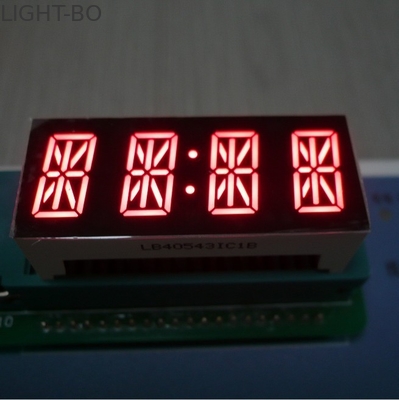 ราคาดี จอแสดงผล LED 7 ตัวอักษรและตัวเลข 4 ส่วนสีแดงสดสำหรับแผงหน้าปัด ออนไลน์