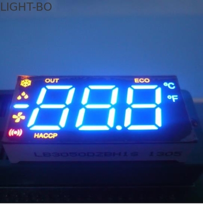 หลายสี 0.50lnch สามหลักเจ็ดเซกเมนต์ LED แสดงความร้อนทั่วไปขั้วบวก CC / CA เวลาชีวิตยาว