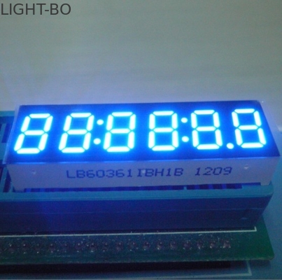ราคาดี อัลตราไวโอเลตสีน้ำเงิน 6 หลัก 7 ส่วน LED แสดง 0.32 นิ้วมีพื้นผิวสีดำ ออนไลน์
