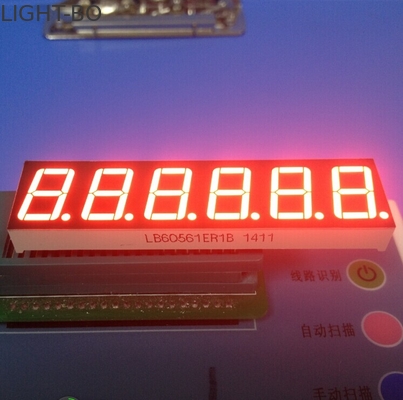 ราคาดี 0.56 นิ้ว Ultra Bright Red 6 หลัก 7 ส่วนจอแสดงผล Led สำหรับเครื่องชั่งน้ำหนัก ออนไลน์