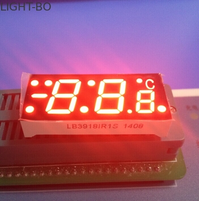 ราคาดี SGS Red 7 Segment จอแสดงผล Led สำหรับตัวควบคุมอุณหภูมิแบบดิจิตอล Common Cathode 7 Segment Display ออนไลน์