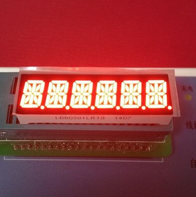 ราคาดี สีแดงสดใสสุด 6 หลัก 10 มิลลิเมตร 14 เซ็กเมนต์ LED Display Common Anode For Taximeter ออนไลน์