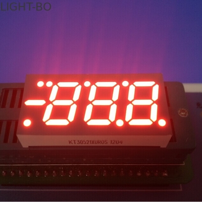 0.52 นิ้ว 3 หลัก 7 ส่วนจอแสดงผล Led 3 หลัก, 7 ส่วนจอแสดงผล Led สีฟ้าสำหรับการควบคุมเครื่องปรับอากาศ